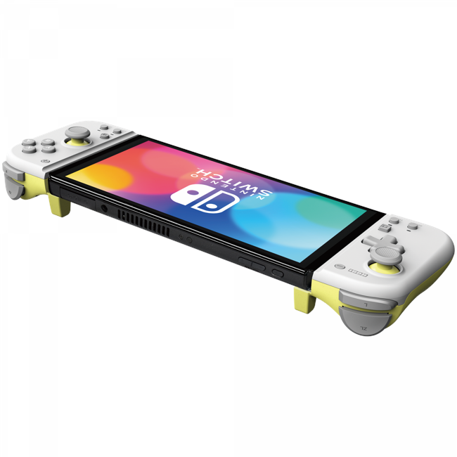 HORI Split Pad Compact - Light Gray/Yellow
